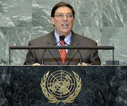 Canciller cubano en ONU: El presidente Obama tiene la oportunidad de iniciar una nueva política hacia Cuba